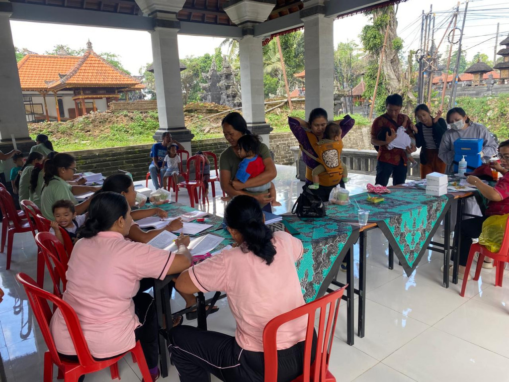 Pelaksanaan Posyandu Balita Banjar Karangenjung Bhakti - 12 Agustus 2024